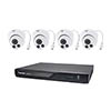 ND9323P-2TB-4IT80A Vivotek 8 Channel NVR Kit 64Mbps Max Throughput 2TB w/ 4 x 5MP Outdoor IR Dome IP Security Cameras
