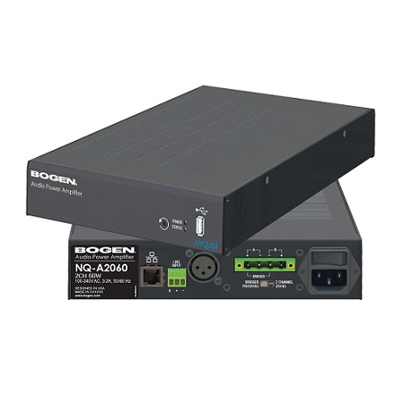 [DISCONTINUED] NQ-A2120 Bogen Networked 2-Channel Audio Powered Amplifier