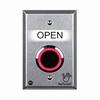 NT-CA100-EN STI NoTouch Cast Aluminum IR Switch with Three Snap-in Messages - US Single-Gang