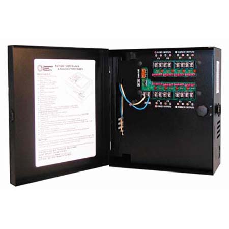 PWR-24AC-8-4UL Hanwha Techwin Power Supply 24 VAC 8 Output 4 Amps Small Enclosure UL LISTED