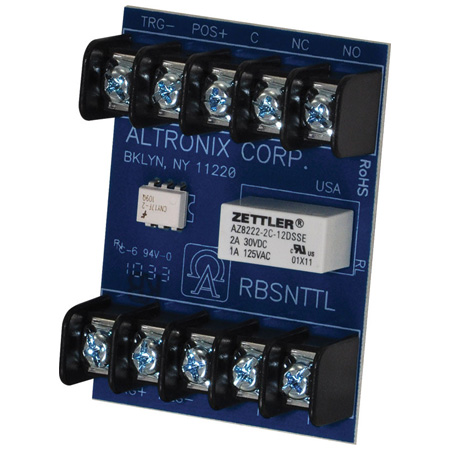 RBSNTTL Altronix Sensitive Relay Module - 12VDC/24VDC