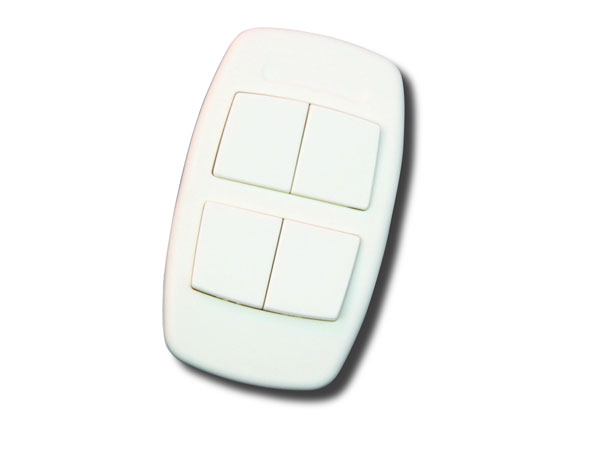 [DISCONTINUED] RFR4-W PulseWorx Radio Frequency Remote 4 Button - White