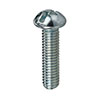 Show product details for RMC8322 L.H. Dottie 8/32 x 2 Round Head Slotted/Phillips (Combo) Machine Screws - Zinc Plated - Pack of 100