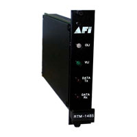 RR-309 American Fibertek Rack Card Receiver - Video/Contact Closure Output - FM Video / Contact Closure System - 1300nm