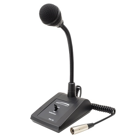 MHL5S Speco Technologies Gooseneck Adjustable Desktop Microphone