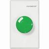 Show product details for SD-7217GWQ Seco-Larm Green Button White Slimline Request-To-Exit Plate