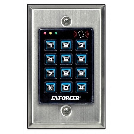 SK-1131-SPQ Seco-Larm Enforcer Access Control Keypad with Proximity Reader for Up to 1200 Users over 3 Outputs