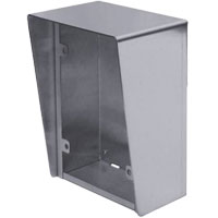 SBX-3G AIPHONE 3-GANG VERTICAL STAINLESS STEEL SURFACE MOUNT BOX-DISCONTINUED