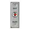 SD-7101RAEX1Q Seco-Larm Red Button Slimline Request-To-Exit Plate