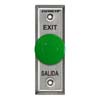 SD-7113-GSP Seco-Larm Green Button Slimline Request-To-Exit Plate w/ Pneumatic Timer