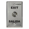 SD-7273-SSP Seco-Larm Stainless-Steel Pushbutton Single-Gang Request-To-Exit Plate w/ Pneumatic Timer