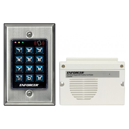 SK-4131-SPSQ Seco-Larm Split Series Keypad with Proximity Card Reader