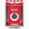Show product details for SS2073AB-EN STI Red Indoor/Outdoor Surface Key-to-Activate Stopper Station with ABORT Label English