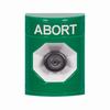 Show product details for SS2103AB-EN STI Green No Cover Key-to-Activate Stopper Station with ABORT Label English