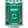 SS2170AB-EN STI Green Indoor/Outdoor Surface Key-to-Reset Stopper Station with ABORT Label English