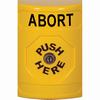 Show product details for SS2200AB-EN STI Yellow No Cover Key-to-Reset Stopper Station with ABORT Label English