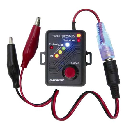 [DISCONTINUED] ST-BT02Q Seco-Larm 6-in-1 12VDC Battery Tester w/ Continuity - LED