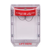 STI-1200 STI Stopper II without Horn - Flush Mount - Red Fire Label
