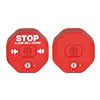 STI-6403 STI Exit Stopper Multi Function Door Alarm with Remote Horn - Red