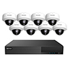 TNP84-5MLOV8 Nuvico Xcel Series 8 Channel NVR Kit 50Mbps Max Throughput - 4TB Built-in 8 Port PoE and 8 x 5MP 2.8mm Outdoor IR Vandal Dome IP Security Cameras