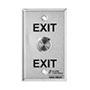 Show product details for TS-23 Alarm Controls Weather-proof DPDT Single Gang Momentary Exit Button - Stainless Steel