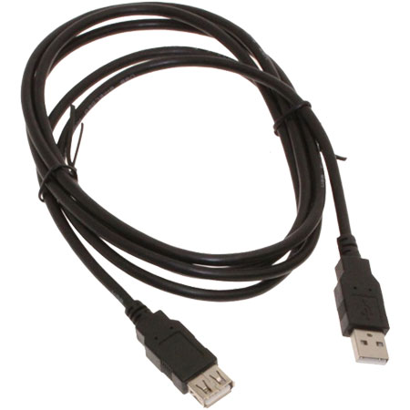 USB-EXT-3FT USB 2.0 A Male to A Female Extension 28/24AWG Cable - 3ft