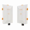 Show product details for WES3HTG-KT-P5T KBC Networks Point to Point Wireless Ethernet Systems Kit with 2 x WES3HTG-AX-CA Modules with 17dBi Antennas, 1 x ESUGS4-EG1-P1 and 1 x SDR120-48 and Mounting Hardware