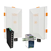 WES3HTG-KT-P8T KBC Networks Wireless Point-to-Point Kit with 2 x WES3HTG-AX-CA 1 x ESUG8P-D 1 x SDR240-48 and Mounting Hardware