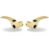 YR05D833 Yale Milan Lever Pair - Polished Brass