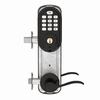 YRC216-ZW2-NW-4-0BP Yale Push Button, Interconnected Lockset, NW Lever, Z-Wave,  4" Prep - Oil Rubbed Bronze