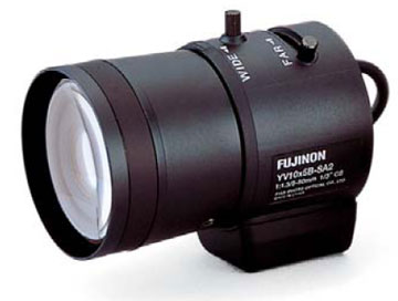 YV10x5B-SA2L Fujinon 1/3" 5-50mm Varifocal F1.3-T360 CS Mount DC Auto Iris Lens