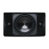 PAS42503 Proficient Audio AW500TTblk Single Indoor/Outdoor Stereo Speaker w/ 5.25" Dual Voice Coil Woofer & Two 1" Tweeter - Black