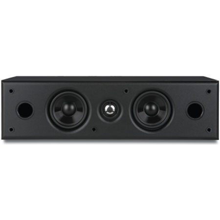 PAS50400 Proficient Audio CC400 85W Center Channel Speaker w/ Two 4" Woofers and 1" Tweeter - Single Stereo Speaker