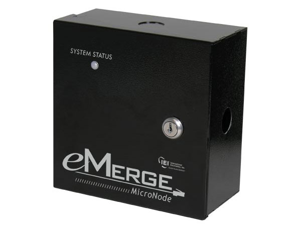 [DISCONTINUED] eMerge MicroNode IEI Compact Network Node with 2 Reader ports, 4 Inputs, 4 Output relays, 1 Temp Input and optional POE