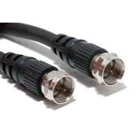 FF59-25 RG59/U Coaxial Cable w/ F Male Connectors -  25 Foot