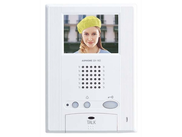 GH-1KD AIPHONE 3.5" CLR VIDEO HANDS-FREE ROOM STATION FOR GH - WHITE-DISCONTINUED