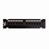 041-370M Vertical Cable CAT5E 12 Port-Mini 110 IDC Patch Panel with Mounting Bracket