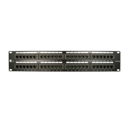 041-373/48 Vertical Cable CAT5E 48 Port 110-IDC 19" Rack Mountable Patch Panel