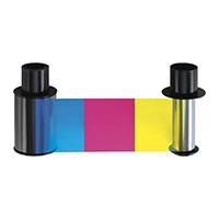 045200 HID Fargo Ribbon Cartridge ECO YMCKO Full-color with Resin Black and Clear Overlay Panel - 500 images