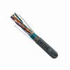 057-480/S/P/GY Vertical Cable 24 AWG 4 Shielded Twisted Pair Solid Bare Copper CMP Plenum Cat5e Cable - 1000' Pull Box - Gray