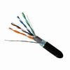 059-486/CMXT Vertical Cable 24 AWG 4 Unshielded Twisted Pair Solid Bare Copper CMXT Non-Plenum Cat5e Cable 1000' Pull Box - Black