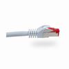 076-1008/05WH Vertical Cable 26 AWG 4 Shielded Twisted Pair Stranded Bare Copper CM Non-Plenum Cat6A - 6" Patch Cord - White