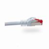 076-1080/25WH Vertical Cable 26 AWG 4 Shielded Twisted Pair Stranded Bare Copper CM Non-Plenum Cat6A - 14ft Patch Cord - White