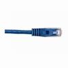 092-571/05BL Vertical Cable 24 AWG 4 Unshielded Twisted Pair Stranded Bare Copper CM Non-Plenum Cat5e Cable - 1/2ft Patch Cord - Blue
