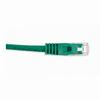 092-572/05GR Vertical Cable 24 AWG 4 Unshielded Twisted Pair Stranded Bare Copper CM Non-Plenum Cat5e Cable - 1/2ft Patch Cord - Green