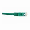 092-581/1GR Vertical Cable 24 AWG 4 Unshielded Twisted Pair Stranded Bare Copper CM Non-Plenum Cat5e Cable - 1ft Patch Cord - Green