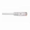 092-586/1WH Vertical Cable 24 AWG 4 Unshielded Twisted Pair Stranded Bare Copper CM Non-Plenum Cat5e Cable - 1ft Patch Cord - White