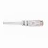 092-6058/4WH Vertical Cable 24 AWG 4 Unshielded Twisted Pair Stranded Bare Copper CM Non-Plenum Cat5e Cable - 4ft Patch Cord - White