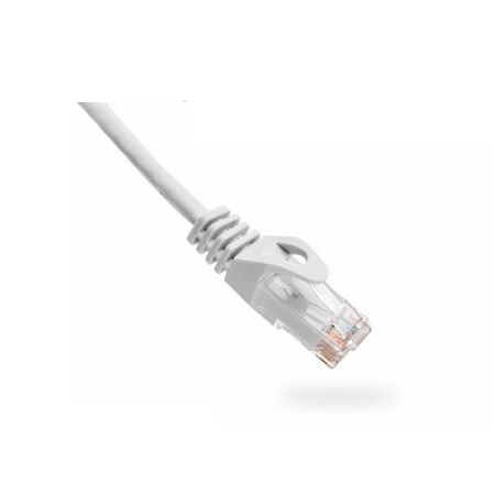 094-811/2WH Vertical Cable 24 AWG 4 Unshielded Twisted Pair Stranded Bare Copper CM Non-Plenum Cat6 Cable - 2ft Patch Cord - White