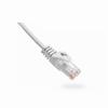 Show product details for 094-811/2WH Vertical Cable 24 AWG 4 Unshielded Twisted Pair Stranded Bare Copper CM Non-Plenum Cat6 Cable - 2ft Patch Cord - White